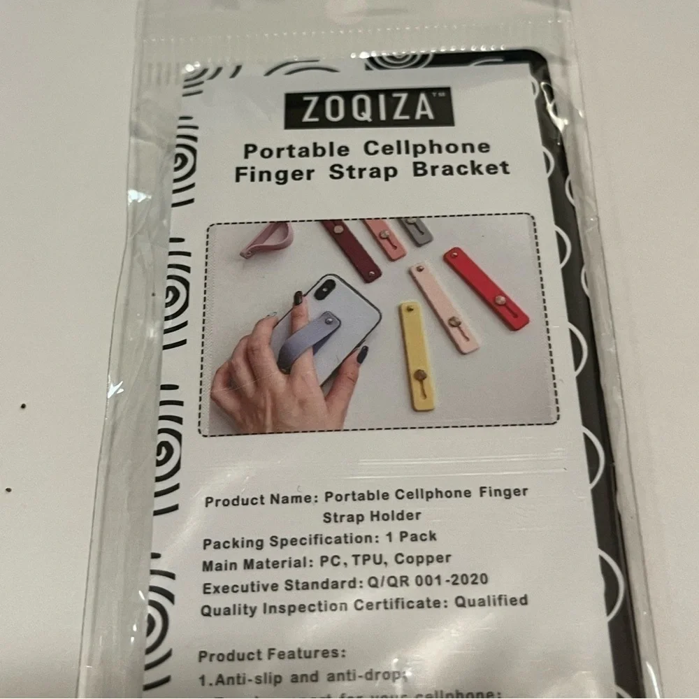 Brand New With Tags! Zoqiza portable cell phone finder strap bracket in pink. OS